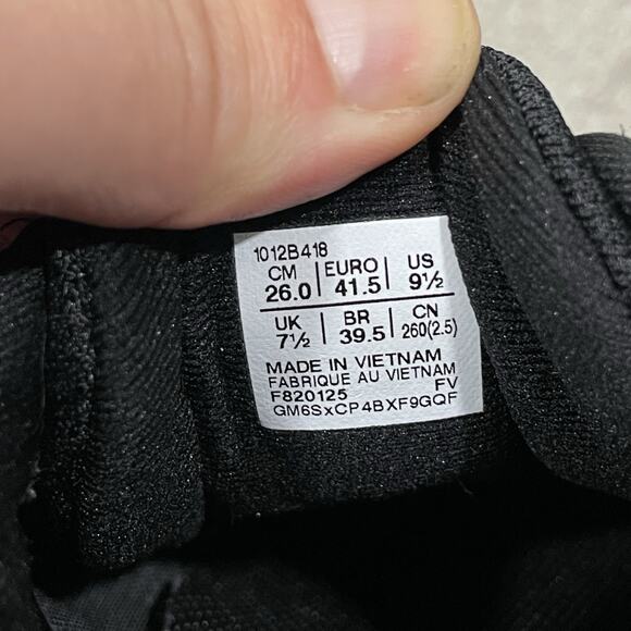 ASICS GEL-Excite 10 Running Shoes Womens Size 9.5 Black White Cushioned Sneakers - Picture 9 of 10